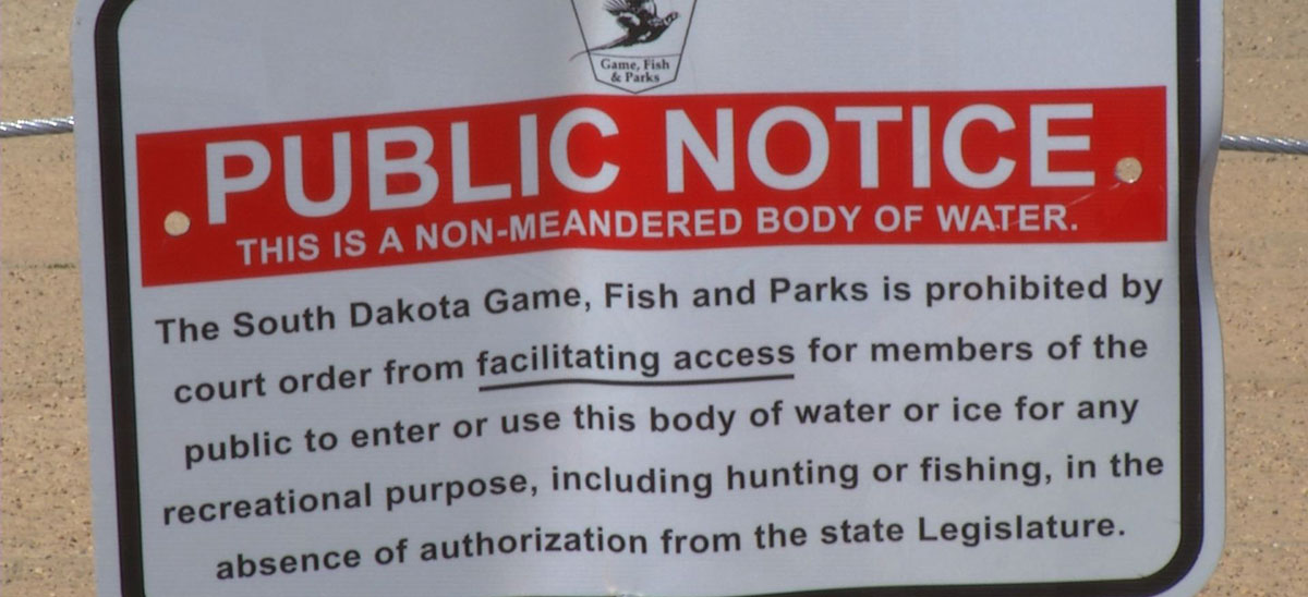 Non-meandered waters Nonmeandered Waters Game Fish and Parks Lake Boat Access Boat Ramp