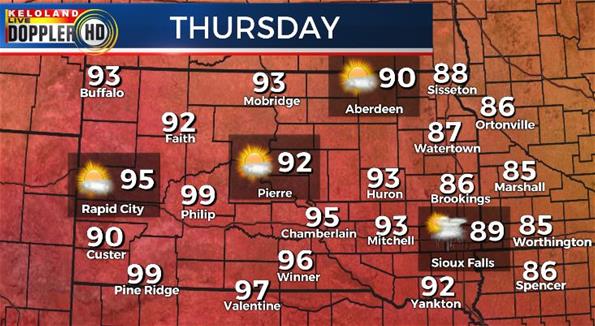 Thursday forecast Thursday forecast