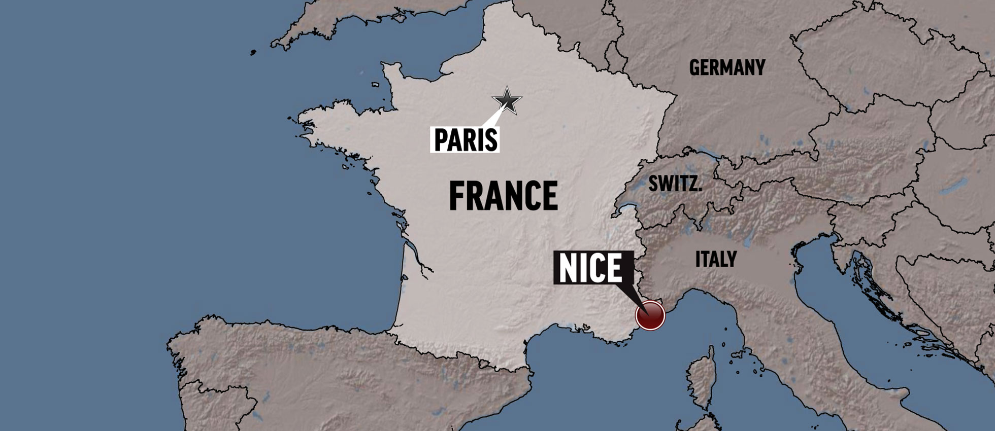 Nice France Map