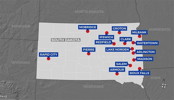 Skyline Locations South Dakota Skyline Locations South Dakota
