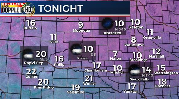 South Dakota weather forecast temperatures South Dakota weather forecast temperatures